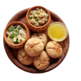 Litti Chokha with Teekhi Chatney