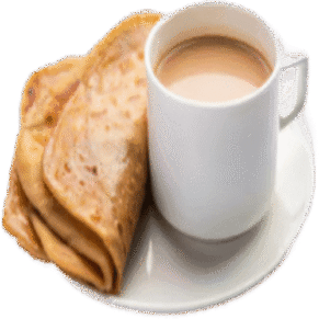 Desi Ghee Ka Panner Parathe With Irani Chai
